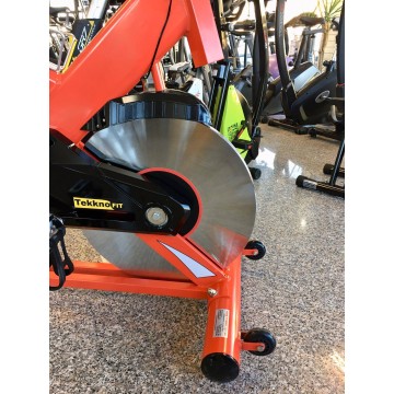 TEKKFIT ASTRA Spin Bike a scatto fisso - Volano 24kg - Ricevitore fascia cardio