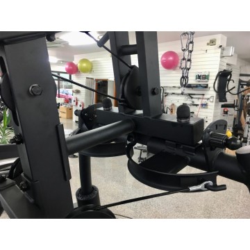 TEKKFIT - Stazione multifunzione con Power Tower e panca regolabile - pacco pesi 72 kg