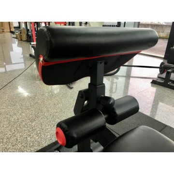 TEKKFIT - Stazione multifunzione con Power Tower e panca regolabile - pacco pesi 72 kg