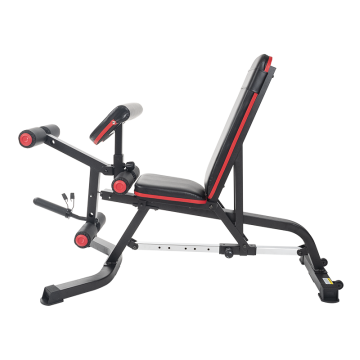 TEKKFIT - Panca regolabile PRO con inclinazione negativa arm curl leg extension