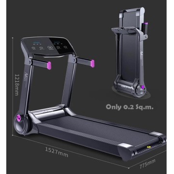 TEKKFIT - Tapis roulant motorizzato supercompatto con ruote di spostamento laterale PIONEER