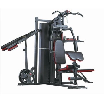 TEKKFIT - Stazione multifunzione con Power Tower leverage e panca - pacco pesi 72 kg