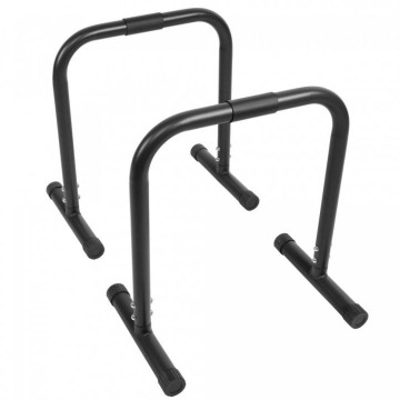 TEKKFIT - Coppia di parallele parallettes Professionali altezza 83 cm