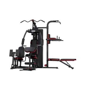 TEKKFIT - Stazione multifunzione con Power Tower pressa e panca - pacco pesi 72 kg