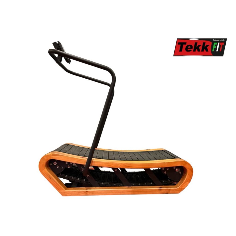 TEKKFIT – Tapis roulant curvo Professionale in legno massello